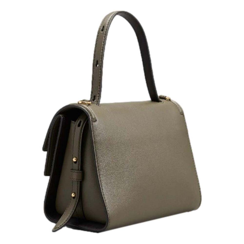 Alexander McQueen The Story Bag Khaki Leather Small Satchel - Picture 4 of 5